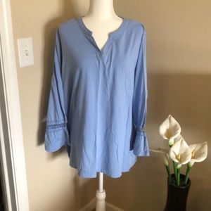 Light blue Bell Top